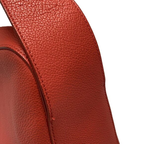 Auth PRADA - 1BC023 Red Leather Shoulder Bag - Picture 9 of 16